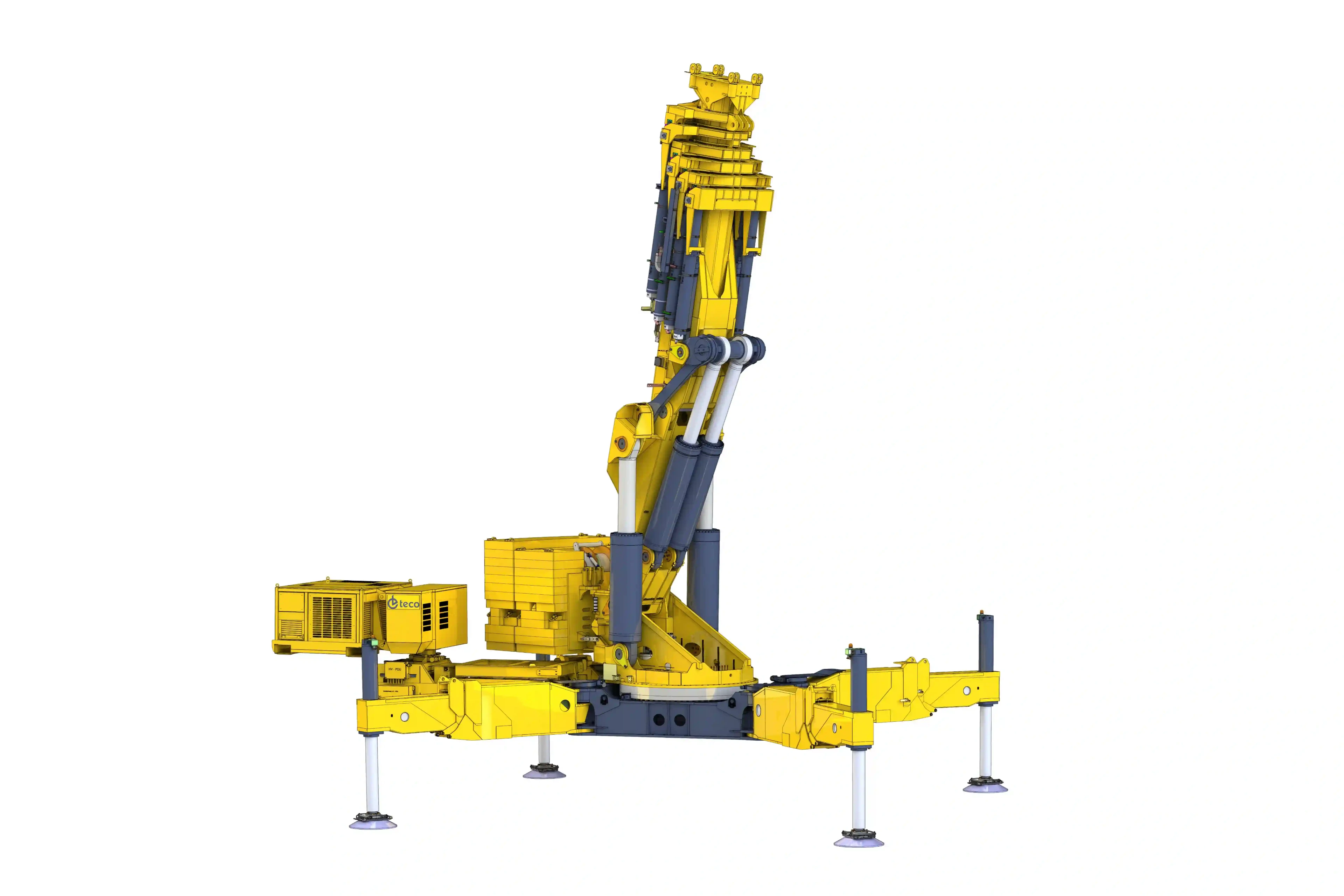 HS850 Heavy-Duty Crane Working Position 01