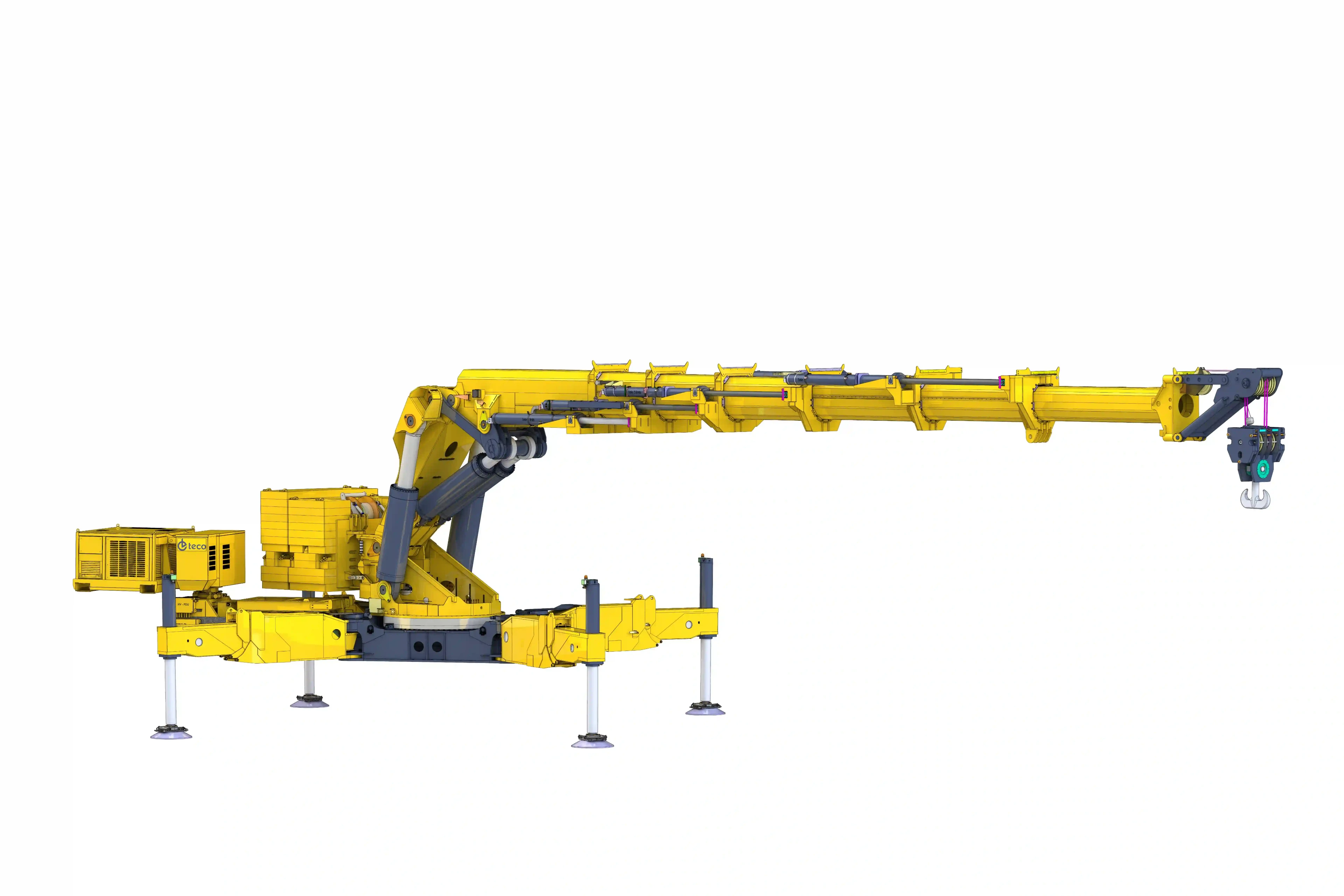 HS850 Heavy-Duty Crane Working Position 04