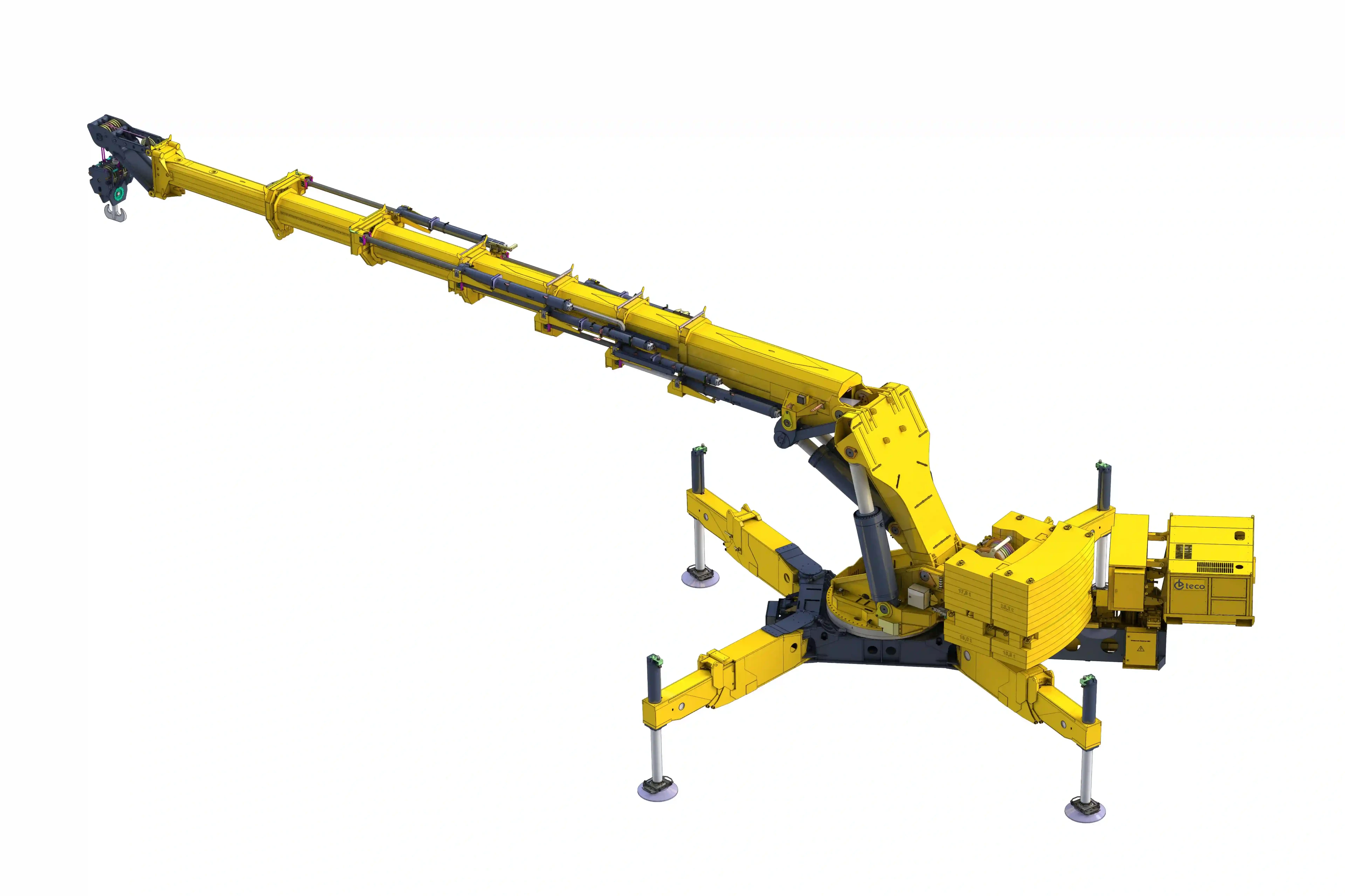 HS850 Heavy-Duty Crane Working Position 05