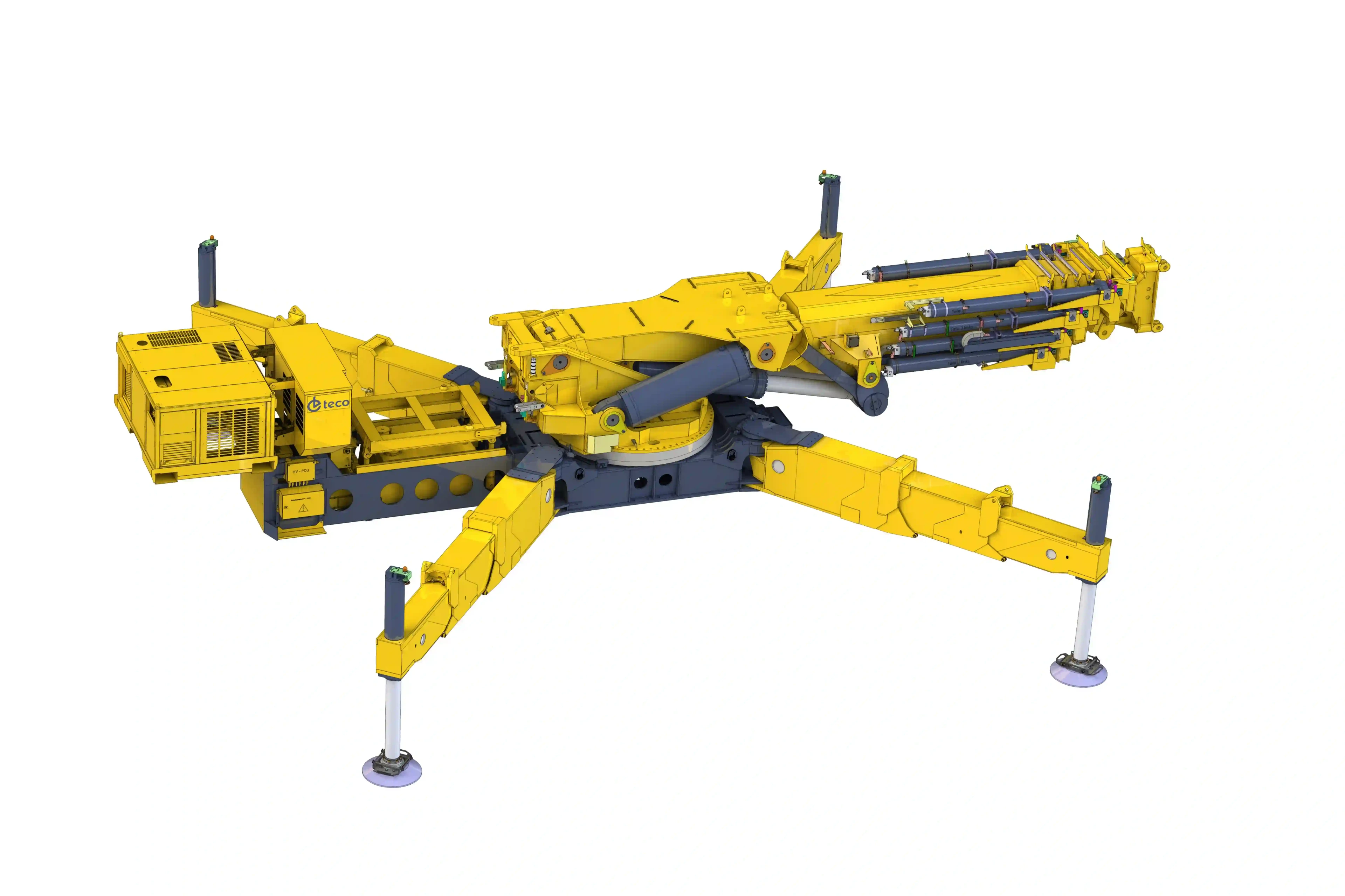 HS850 Heavy-Duty Crane with Rotated Drive Unit