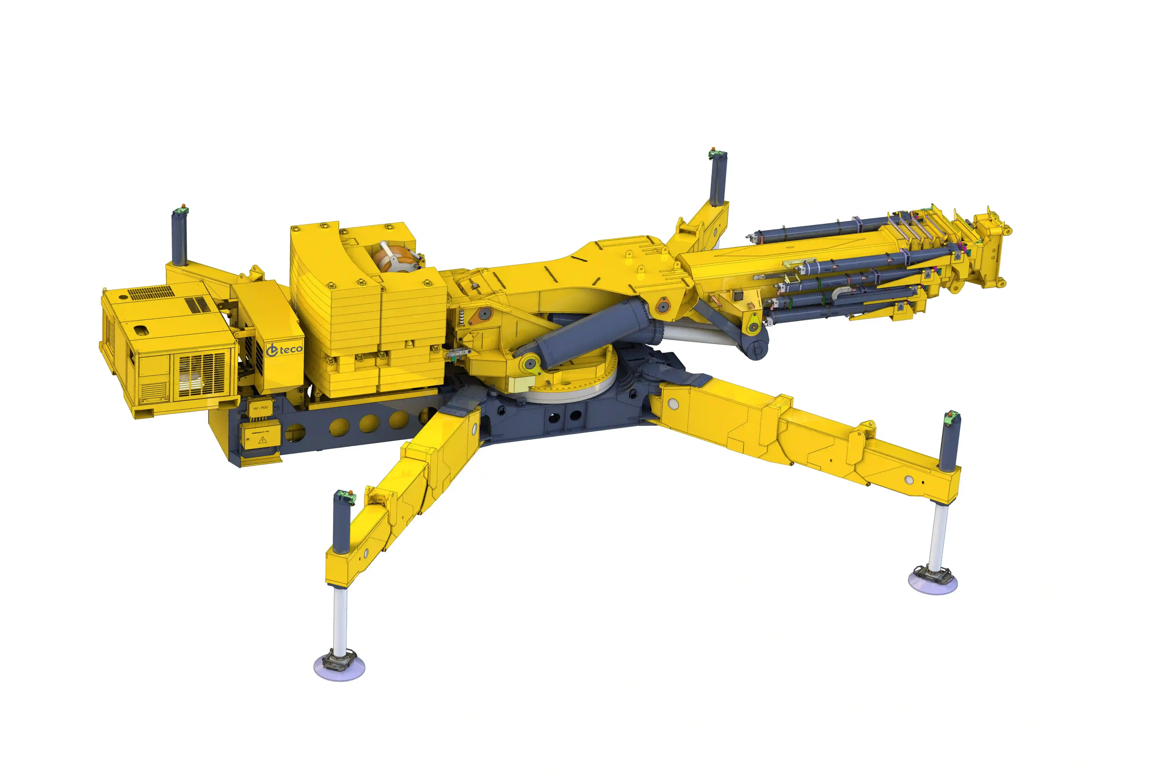 HS850 Heavy-Duty Crane Counterweight